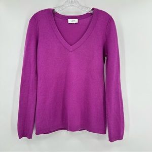 Ann Taylor LOFT Cashmere Sweater Purple Size M